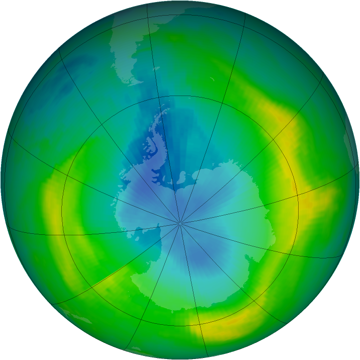Ozone Map 1980-11-08